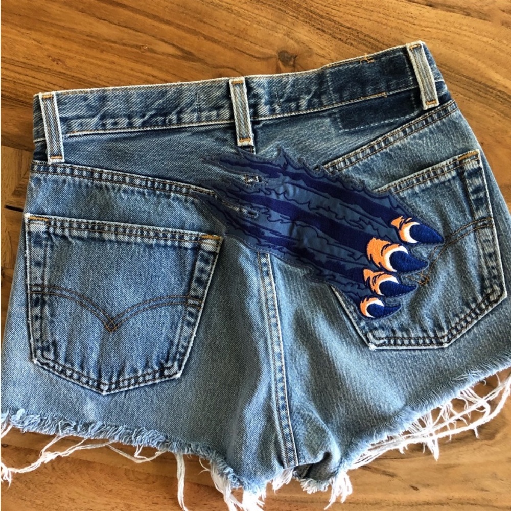 Denim shorts